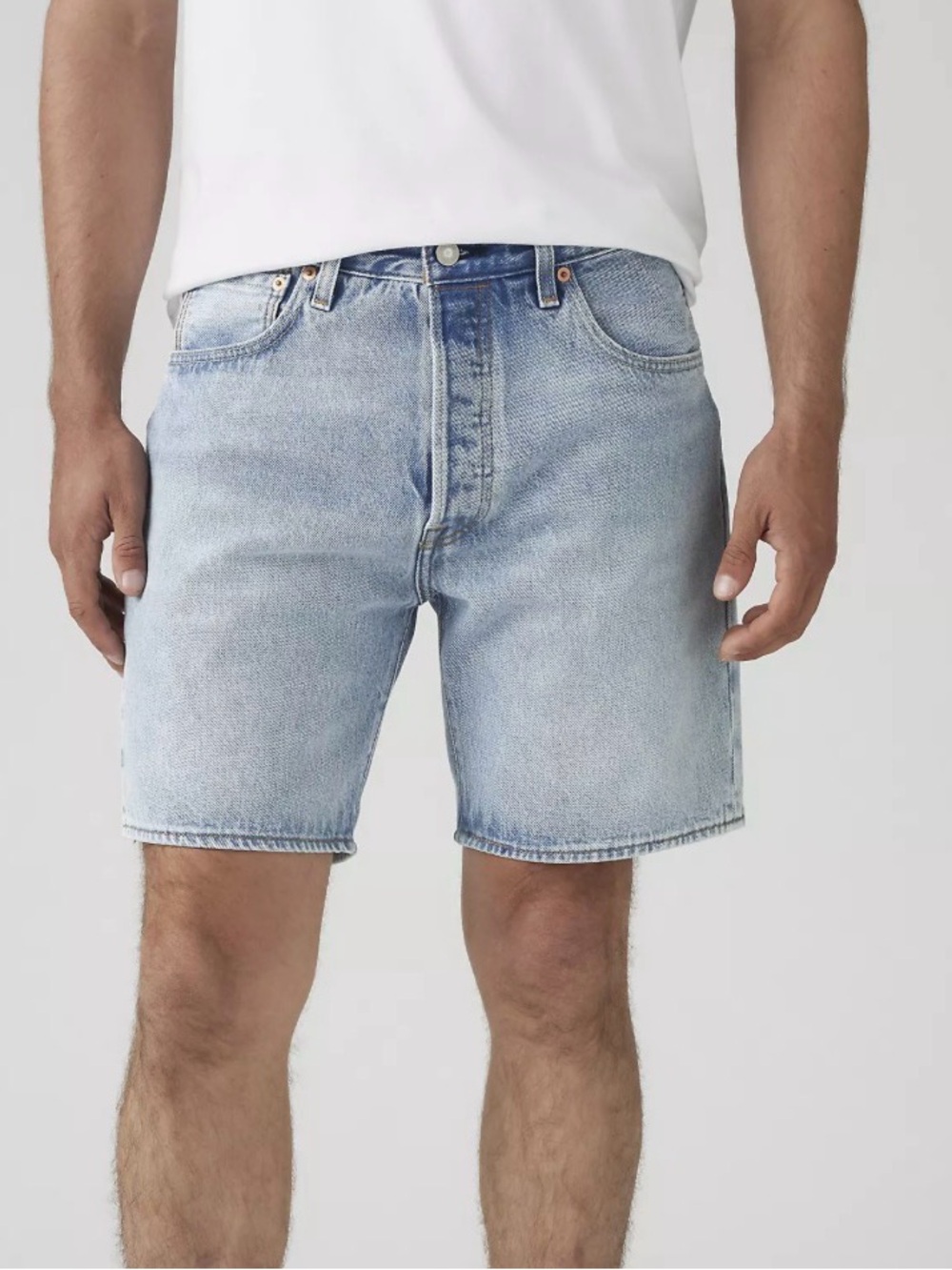 Levi's Light Blue Denim Jean Shorts